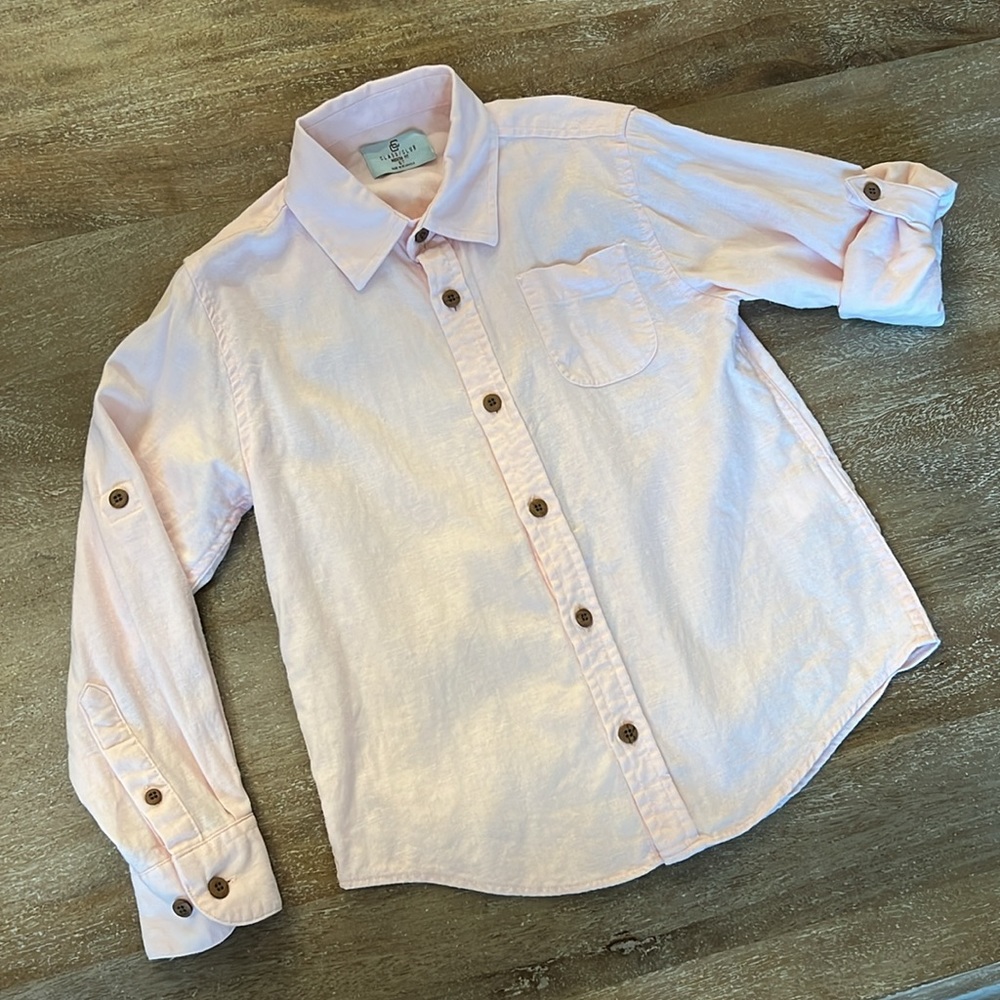 Class Club Modern Fit Linen Shirt
